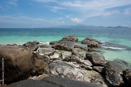 the beach in Myanmar 