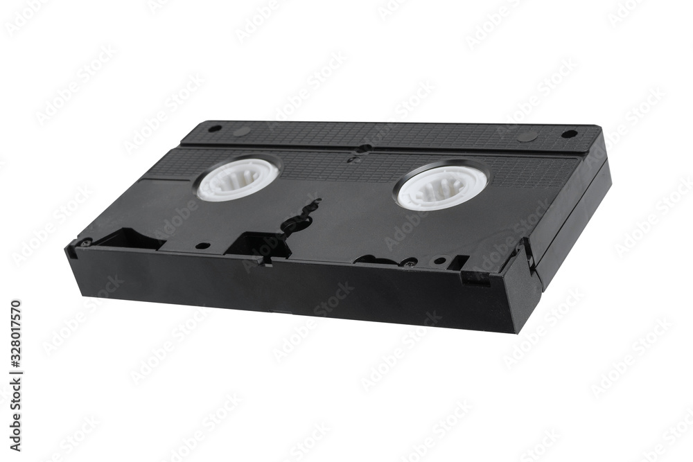 video tape cassette isolated on white background video tape cassette isolated on white background