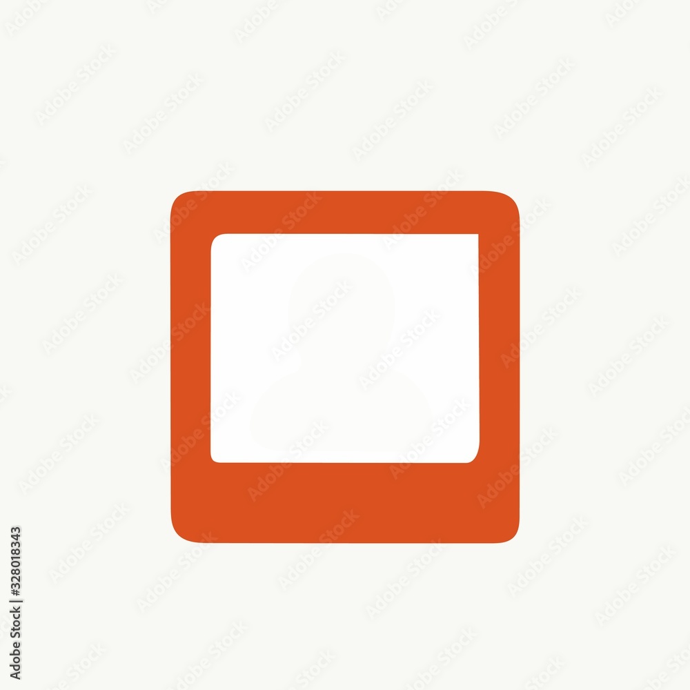 blank photo frame isolated on white background blank photo frame isolated on white background