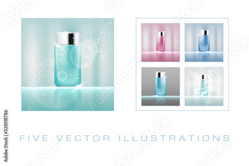 Skin toner ads template