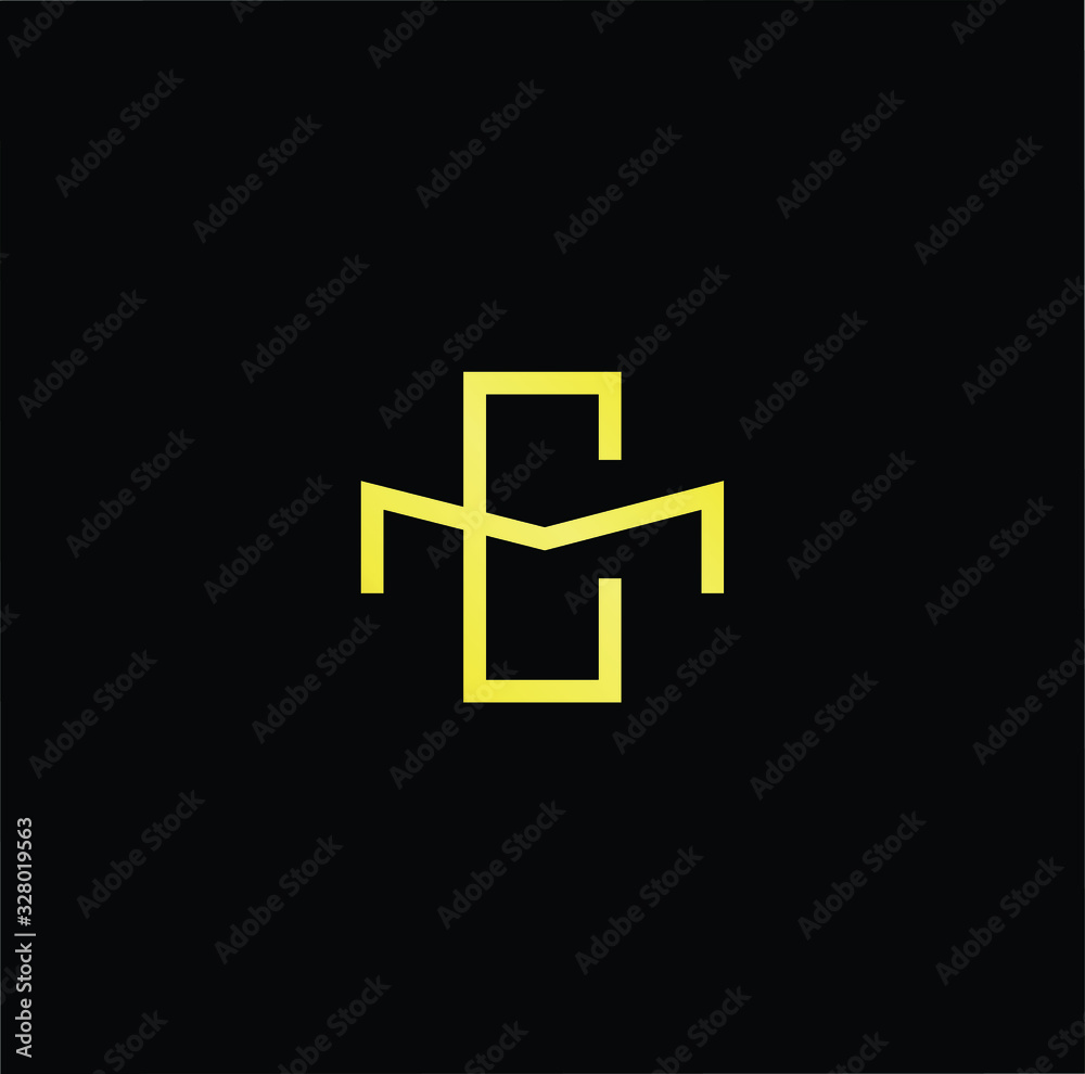 Initial based modern and minimal Logo. MC CM letter trendy fonts monogram icon symbol. Universal professional elegant luxury alphabet vector design Initial based modern and minimal Logo. MC CM letter trendy fonts monogram icon symbol. Universal professional elegant luxury alphabet vector design