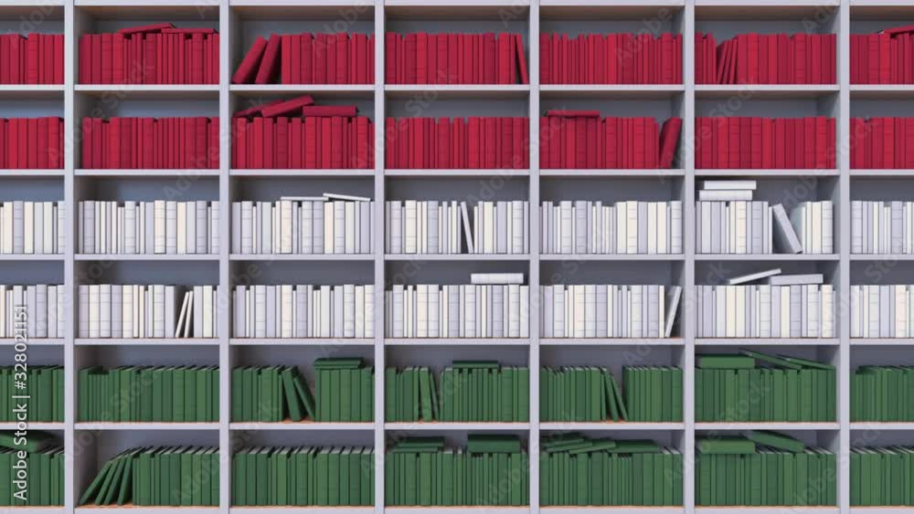 Books make up the Hungarian flag. Literature or science in Hungary Books make up the Hungarian flag. Literature or science in Hungary