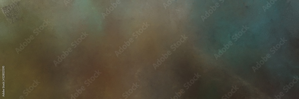 old color brushed vintage texture with dark olive green and very dark blue colors. distressed old textured background with space for text or image. can be used as horizontal background texture