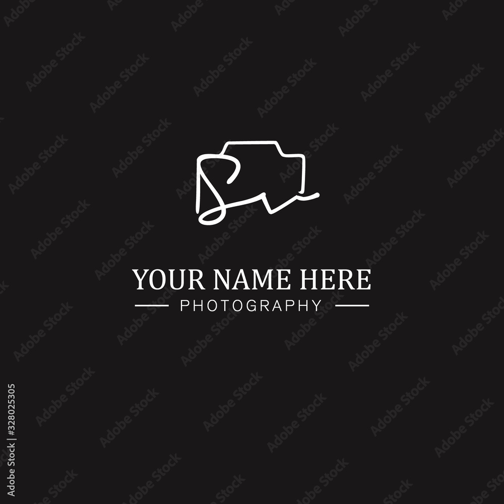 Sv Initial Signature Photography Logo Sv Initial Signature Photography Logo