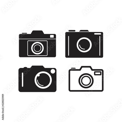 Camera icon vector