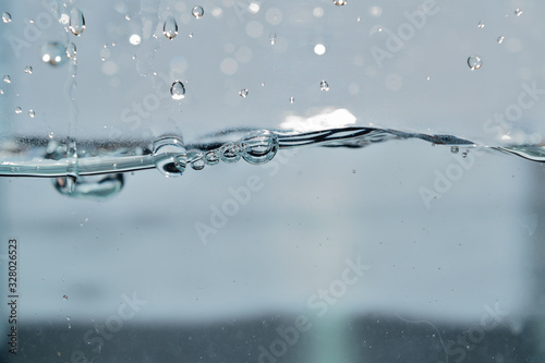 Water in texture and background