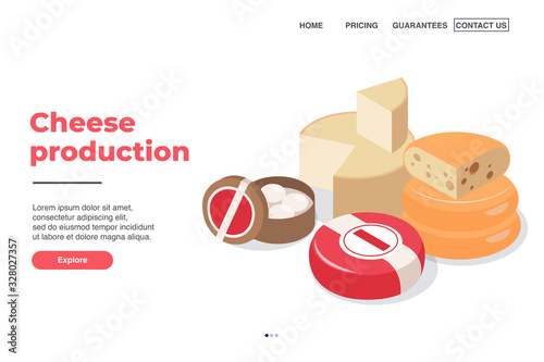 Dairy Production Page Design