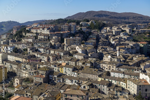 La ville de Tolfa en Italie