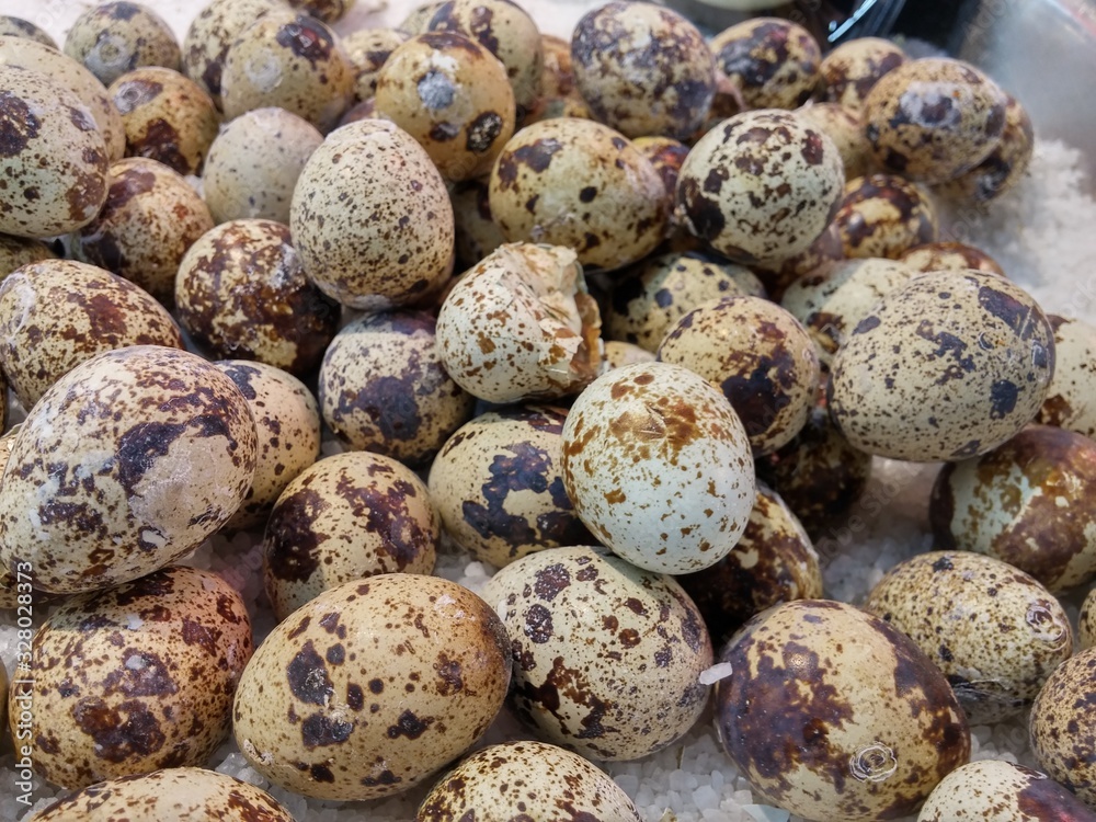 Salted quail eggs