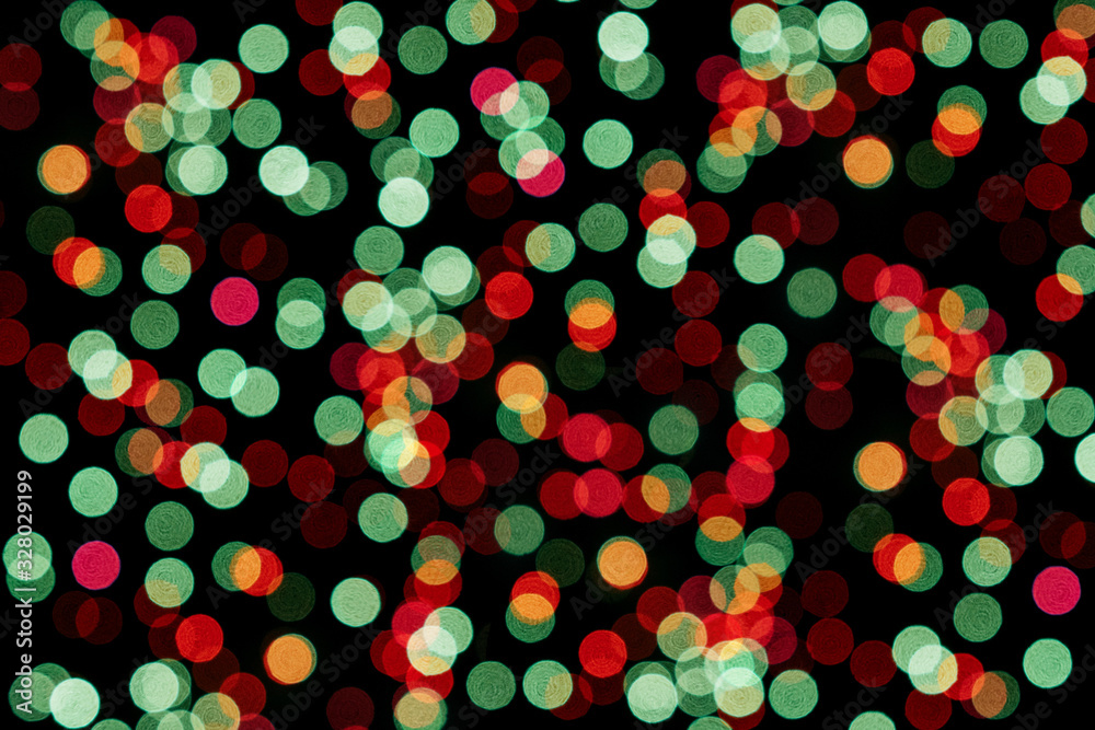 Blurred pink lights on black. Blurred pink lights on black.