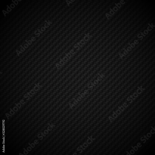 Abstract Black Geometric Square Grid Mosaic Pattern Background and Texture.
