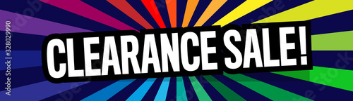 Clearance sale