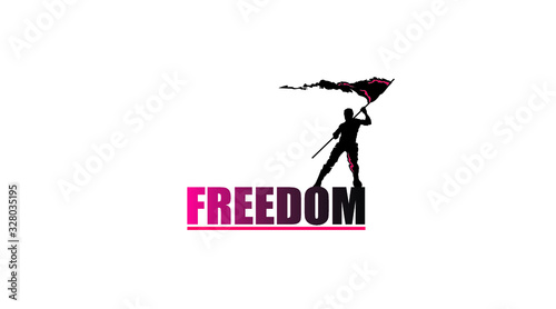 people waved flags with enthusiasm, either to shout freedom or to reform