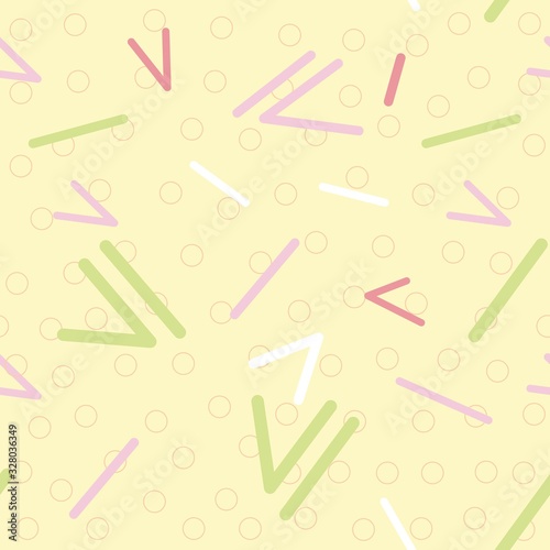 Colorful geometric background in the style of Memphis, bright conceptual design, banner in pastel colors