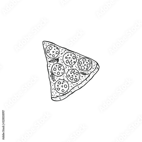 A slice of pizza