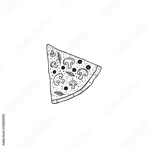 A slice of pizza