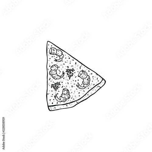 A slice of pizza