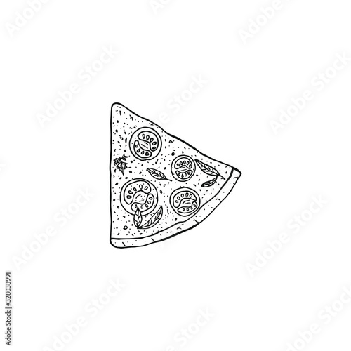 A slice of pizza