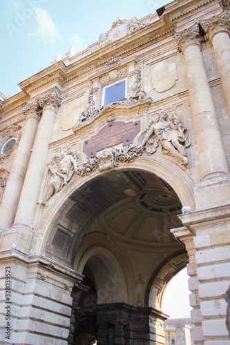 Photography Budapest, Hungary - October 06, 2014: Architecture and statues of the city