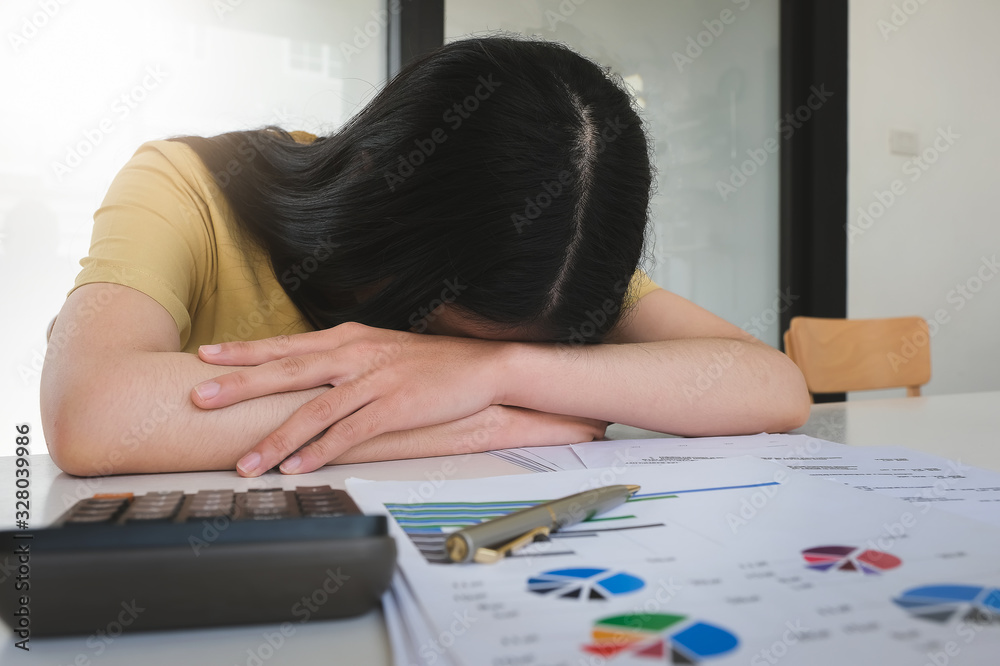 Failure, fatigue, disappointment concept, Stock investors failed from stock trading. Failure, fatigue, disappointment concept, Stock investors failed from stock trading.