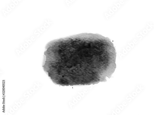 Abstract Grunge Texture Black Ink Background. © K.PND4289