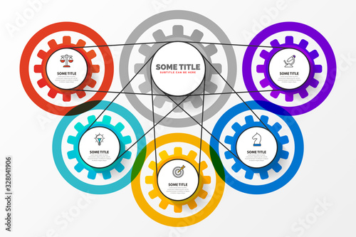 Infographic design template. Creative concept with 5 steps