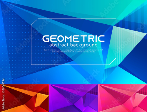 geometric abstract background 