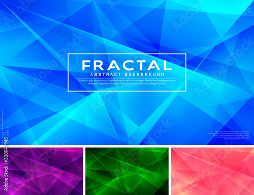 Fractal abstract background