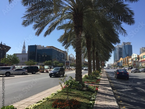 RIYAD, SAUDI ARABIA, Tahlia street photo