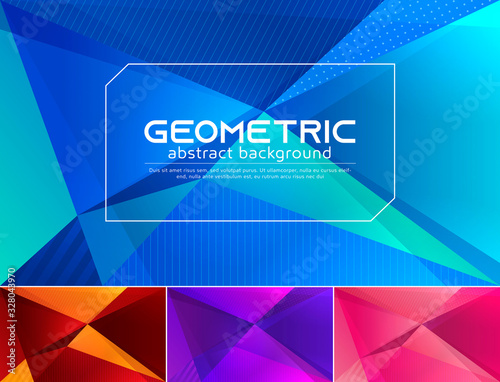 Geometric abstract background