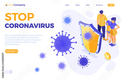 Stop 2019-nCoV Coronavirus Sign