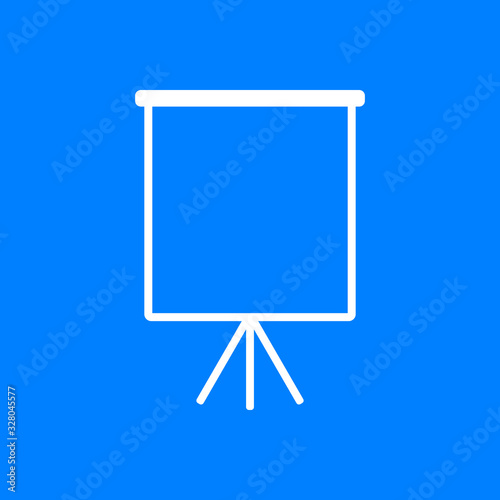 Flipchart und Hintergrund