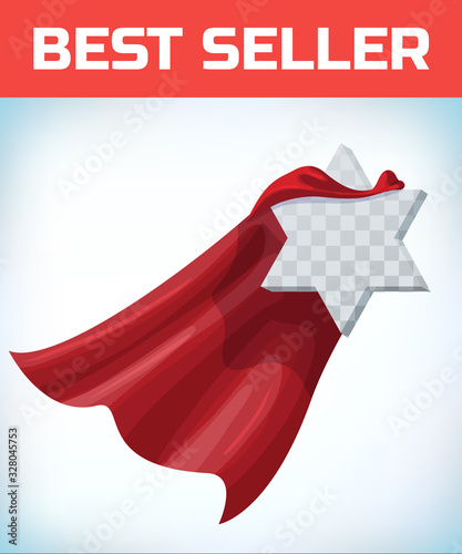 Jewish holiday hanukkah. Israel hero cape. Judaism super cloak. Hanuka cloak fly. David star concept. Kosher sign. Judaic superhero symbol. Jewish star logo. Judaic cape template. Jew vector concept