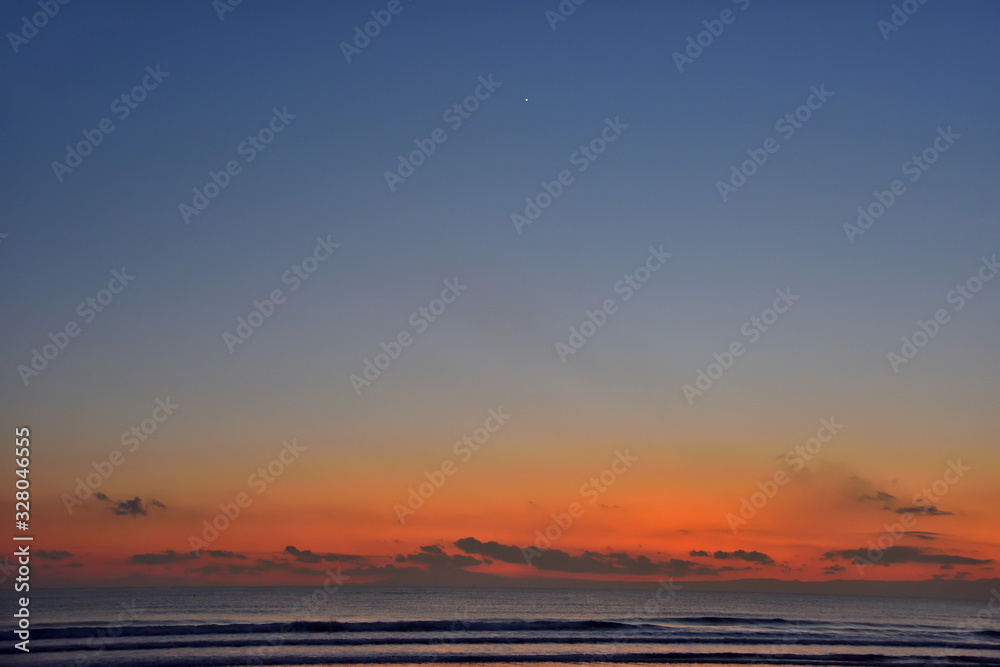 Fototapeta premium 材木座海岸夕景