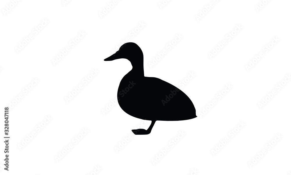 Duck flying animal symbol icon silhouette Duck flying animal symbol icon silhouette