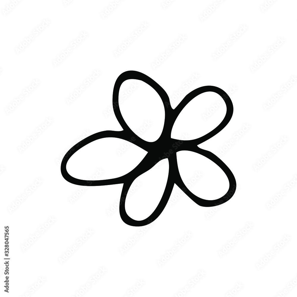 Single doodle flowers. fantasy flower in hand-drawn style. vector flower. element for design. Hipster grunge drawings. Single doodle flowers. fantasy flower in hand-drawn style. vector flower. element for design. Hipster grunge drawings.