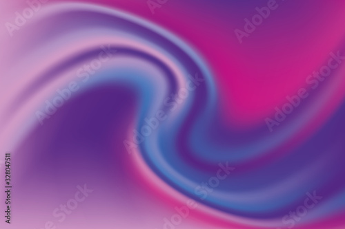 Dynamic background with undulating swirling pattern. Pink and purple. Vector illustration