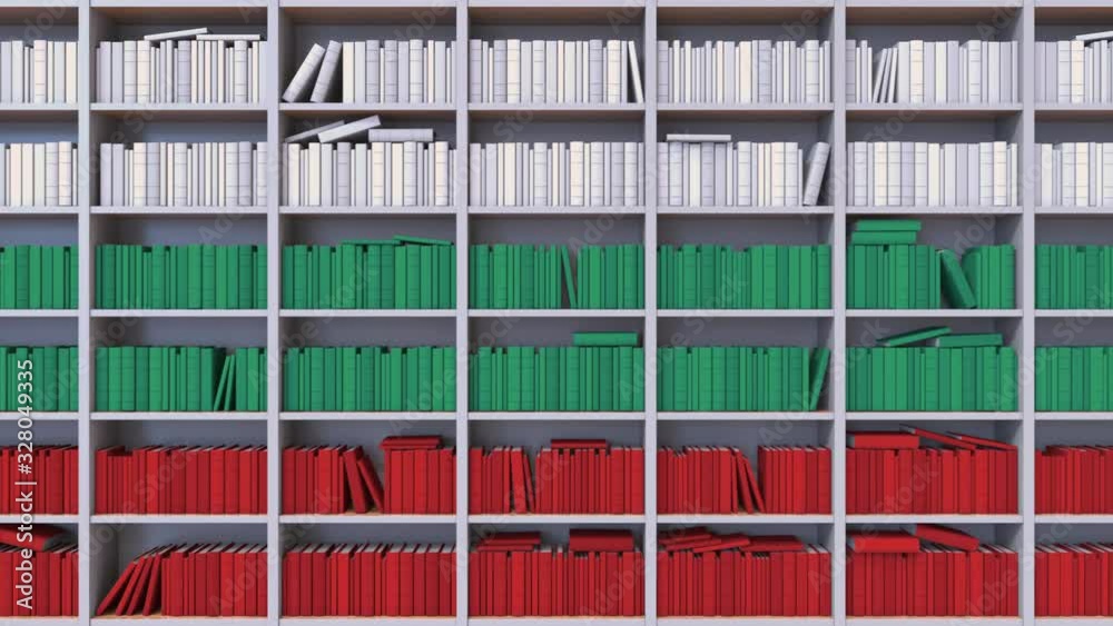 Books make up the Bulgarian flag. Literature or science in Bulgaria Books make up the Bulgarian flag. Literature or science in Bulgaria