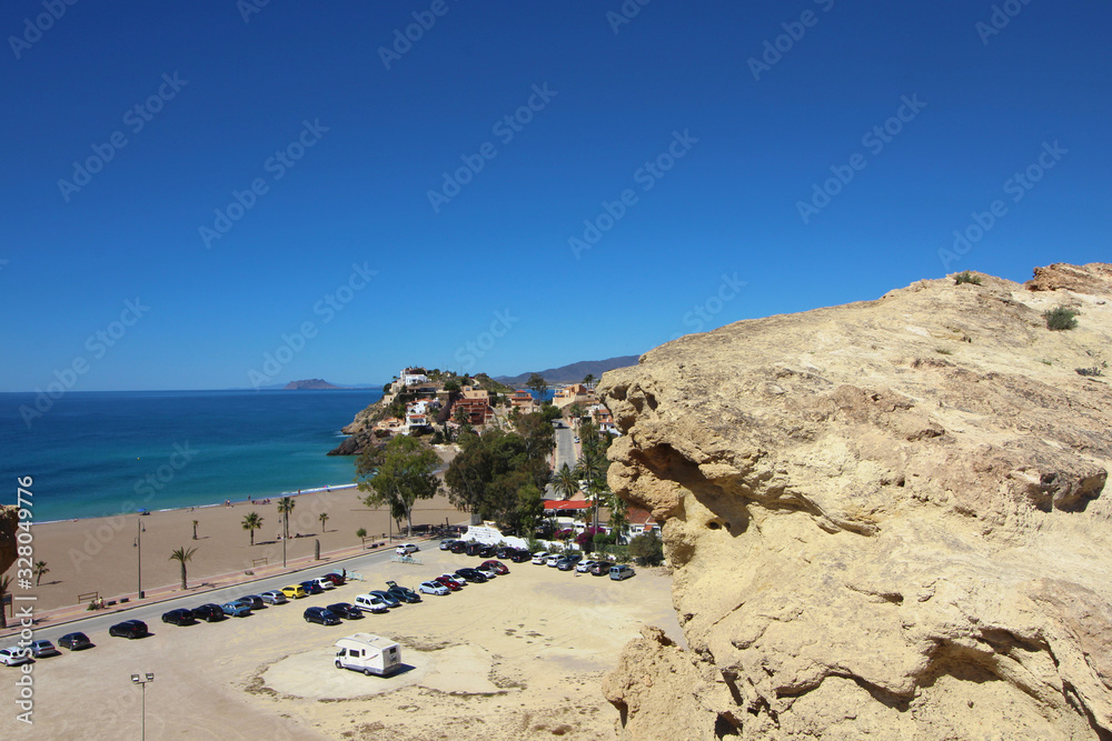 Playa de Bolnuevo, Mazarrón, Murcia, España