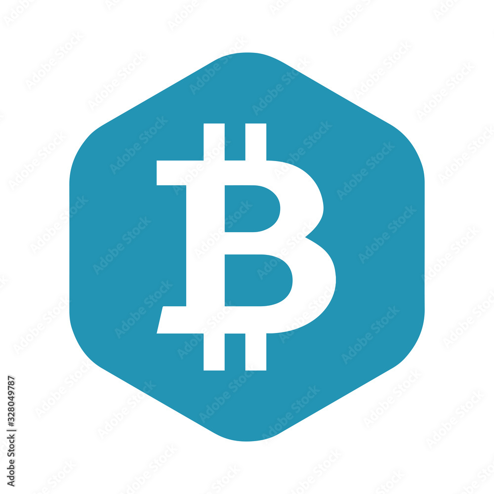 Bitcoin icon. A peer-to-peer payment system that uses a unit of the same name to account for transactions using cryptographic security systems. Vector illustration for design and web isolated. Bitcoin icon. A peer-to-peer payment system that uses a unit of the same name to account for transactions using cryptographic security systems. Vector illustration for design and web isolated.