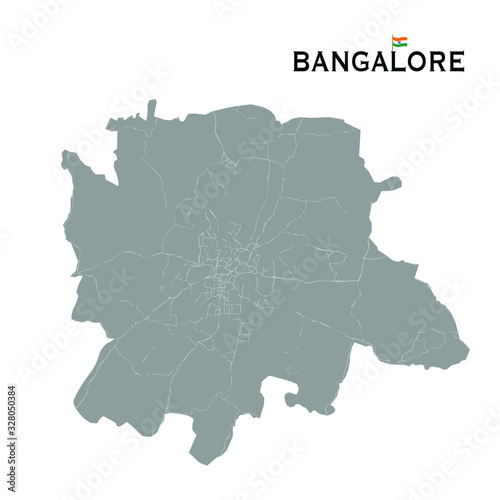 Bangalore city map,Bangalore is a city of India