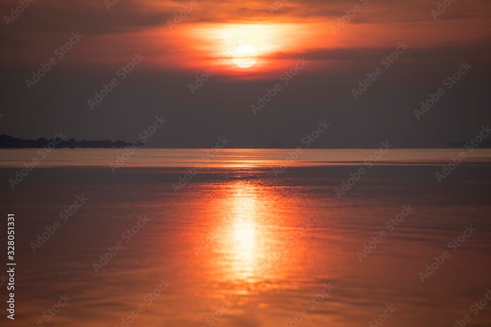 Sunrise Over The Amazon River