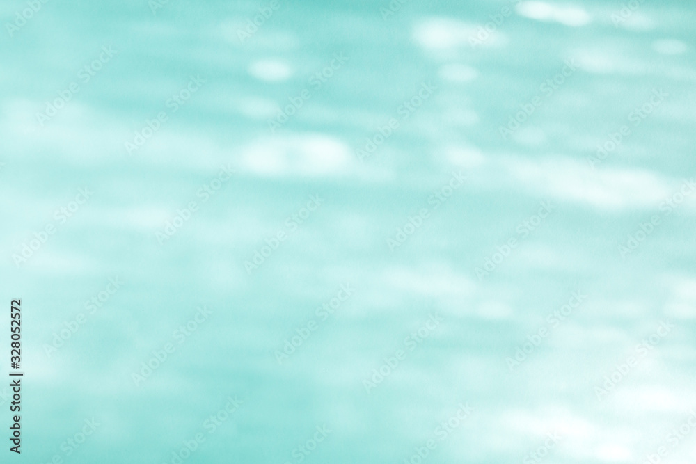 Obraz premium Blue abstract background, light paper texture. Flat lay, top view, copy space