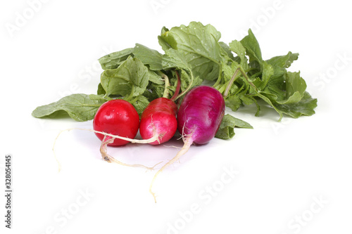 Red and violet radish