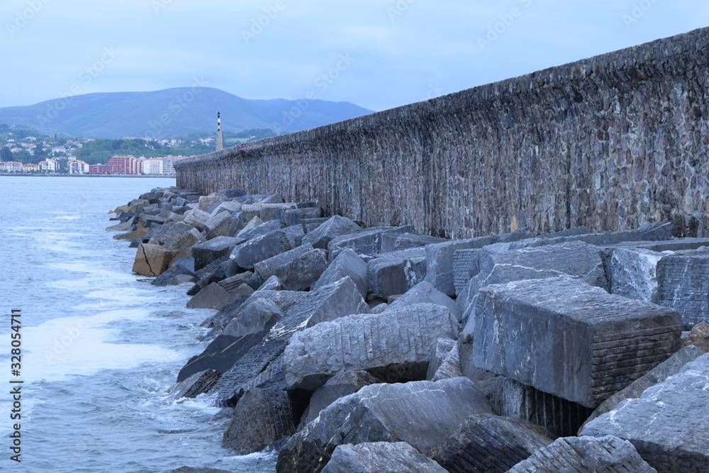 Sea view in Basque Country Spain Fuenterrabia 