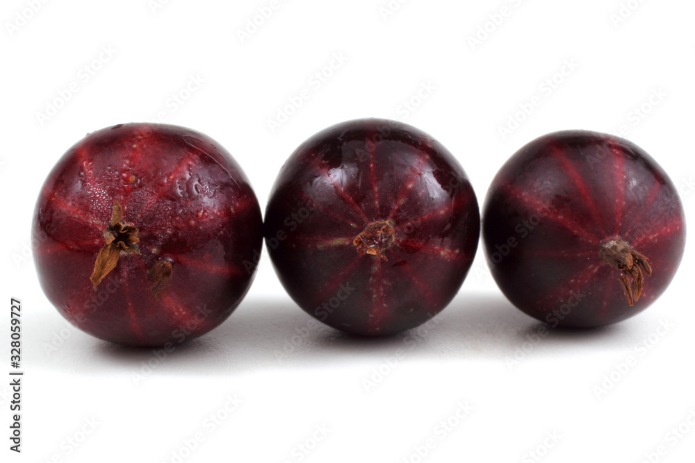 Obraz premium Black-violet gooseberry