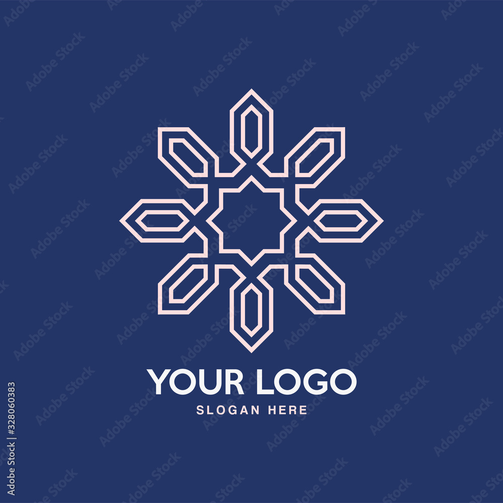 Luxury geometric Royal Logo - Arab ornament