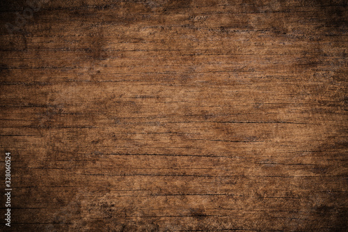 Old grunge dark textured wooden background,The surface of the old brown wood texture,top view brown teak wood paneling