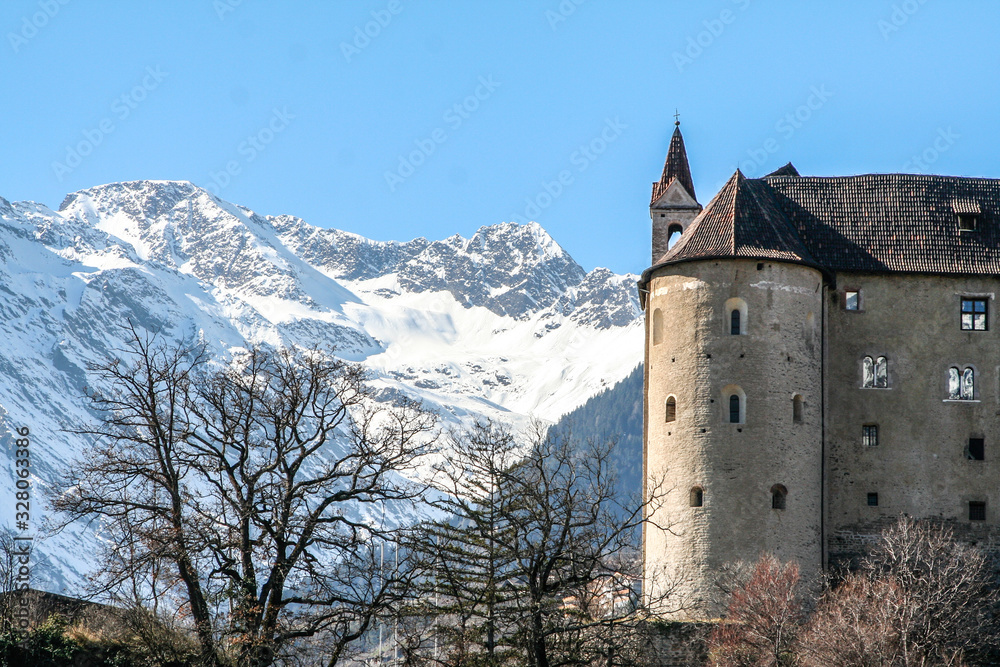 castles of south tyrol like castel tyrol castel trauttmansdorff castel torre seen in a spectacular and unique way with backgrounds of lakes snowy mountains and rocks castles of south tyrol like castel tyrol castel trauttmansdorff castel torre seen in a spectacular and unique way with backgrounds of lakes snowy mountains and rocks