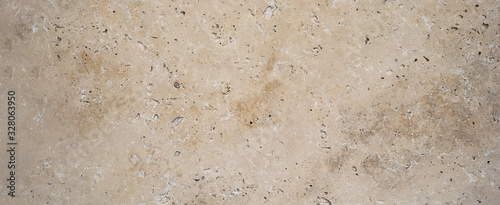 Beige brown natural stone texture background banner panorama